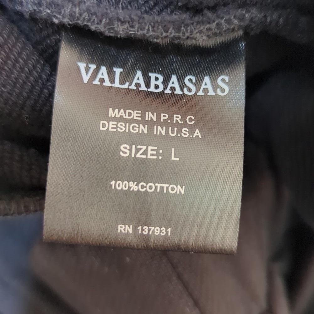 Valabasas Blek le Rat ORANGE MULTI FRENCH TERRY STACKED FLARE JEAN L - Picture 9 of 10